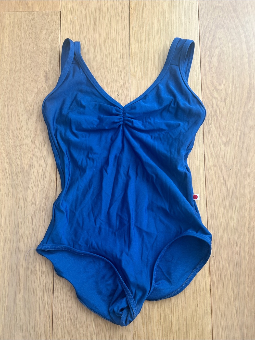 Yumiko royal blue pinch leotard